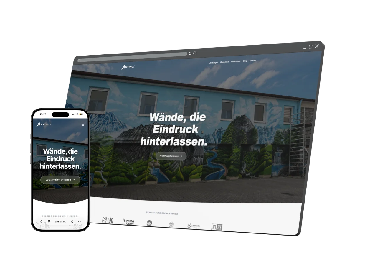 Website Relaunch für Künstler